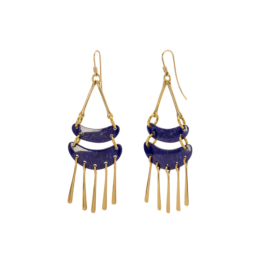Lisa Eisner Jewelry Fountain Earrings front view