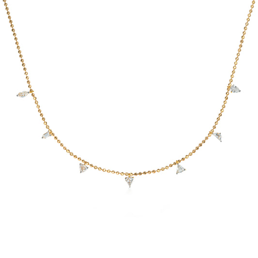 Adjustable Petite Kumaree Diamond Drop Necklace - Main Img