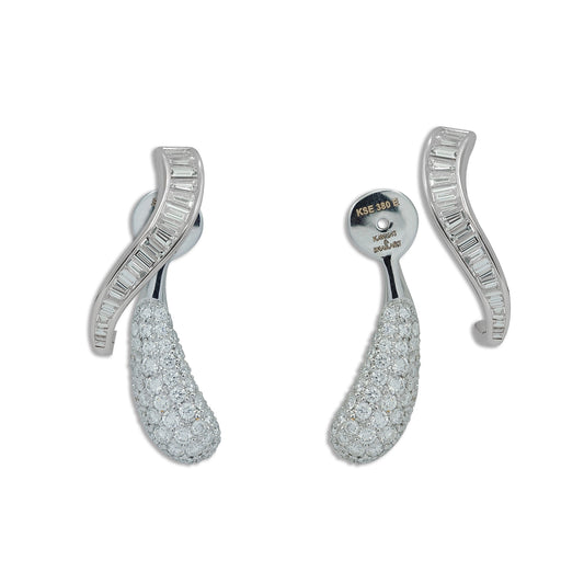 Diamond Mingle Arch Earrings - Main Img