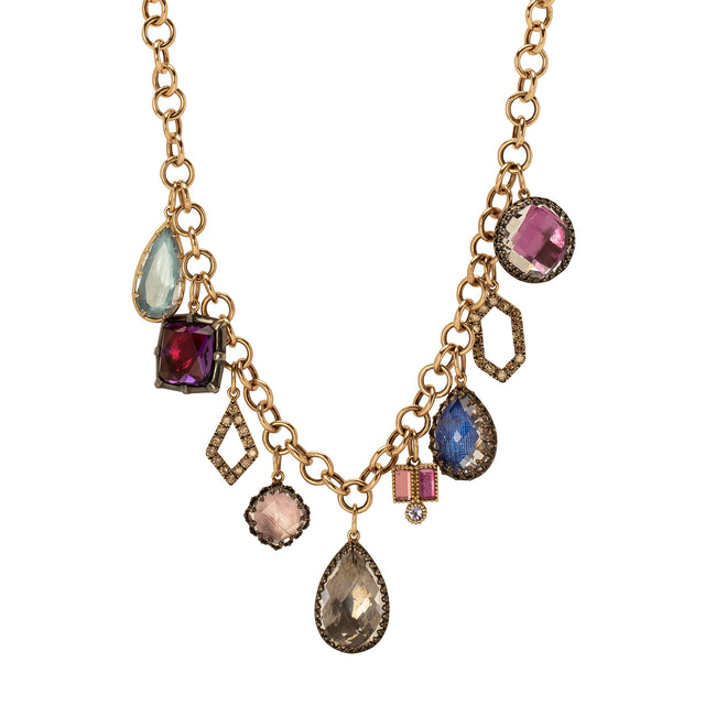 Larkspur & Hawk Lady Emily One of a Kind Charms Necklace - Necklaces - Broken English Jewelry