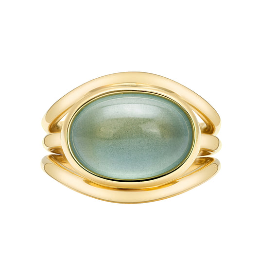 One-Of-A-Kind Aquamarine Bow Ring